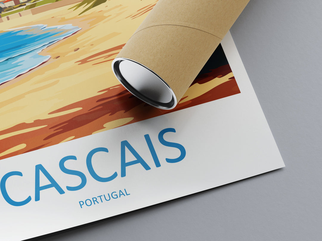 Cascais Travel Print Wall Art Cascais Wall Hanging Home Décor Cascais Gift Art Lovers Portugal Art Lover Gift Cascais Wall Art