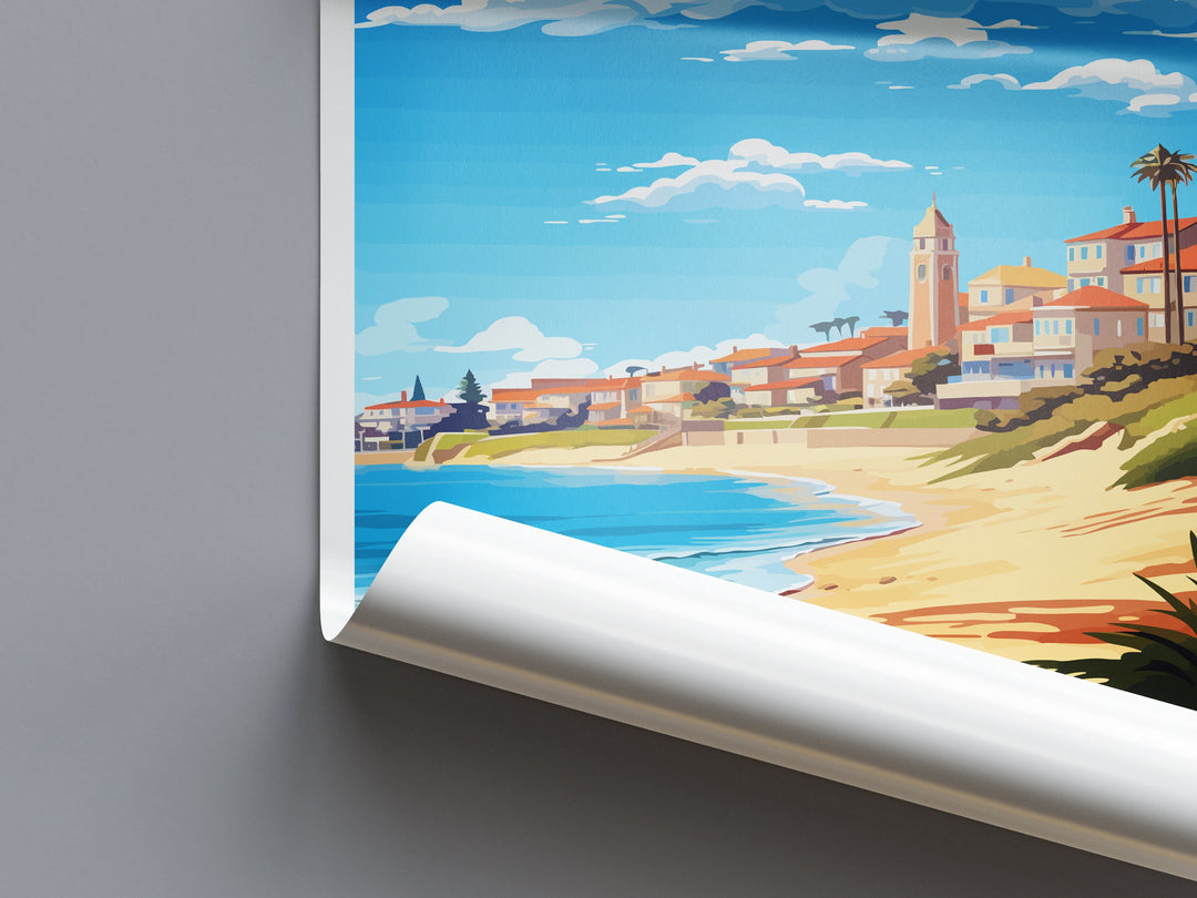 Cascais Travel Print Wall Art Cascais Wall Hanging Home Décor Cascais Gift Art Lovers Portugal Art Lover Gift Cascais Wall Art