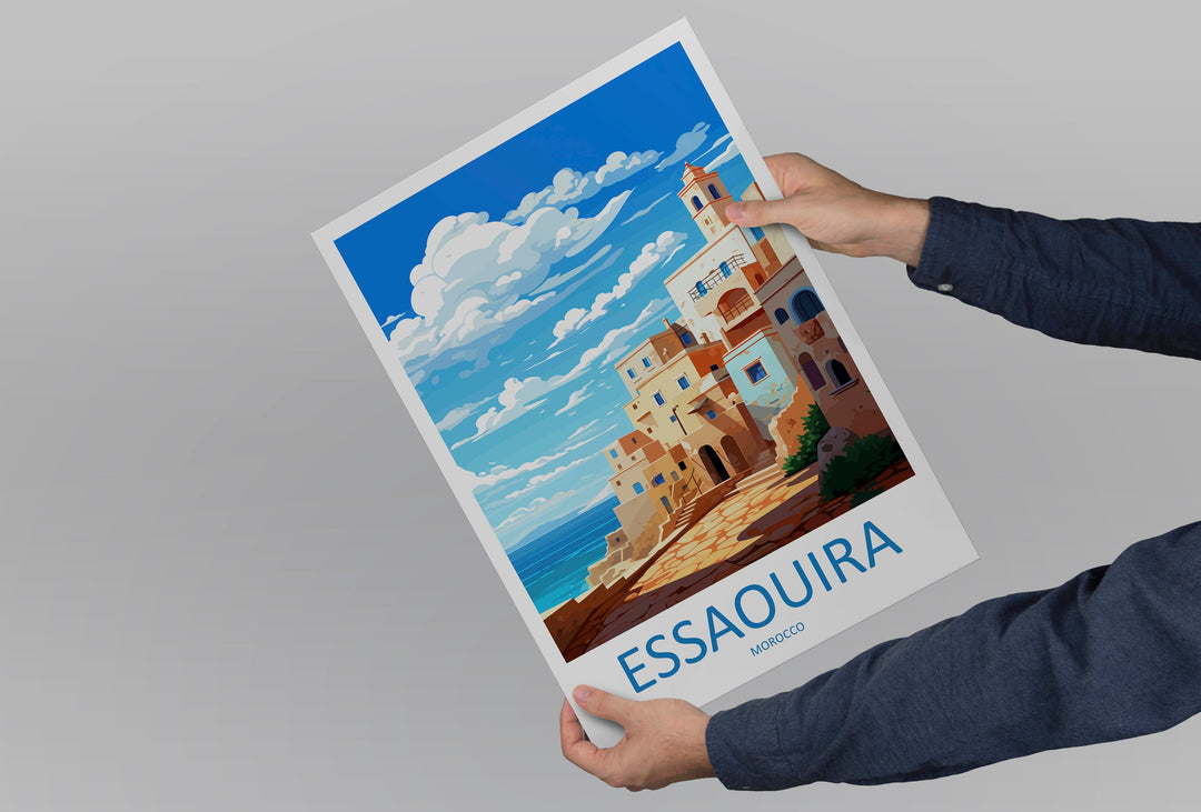 Essaouira Travel Print Wall Art Essaouira Wall Hanging Home Décor Essaouira Gift Art Lovers Morocco Art Lover Gift Wall Art Morocco Art