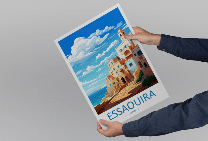 Essaouira Travel Print Wall Art Essaouira Wall Hanging Home Décor Essaouira Gift Art Lovers Morocco Art Lover Gift Wall Art Morocco Art