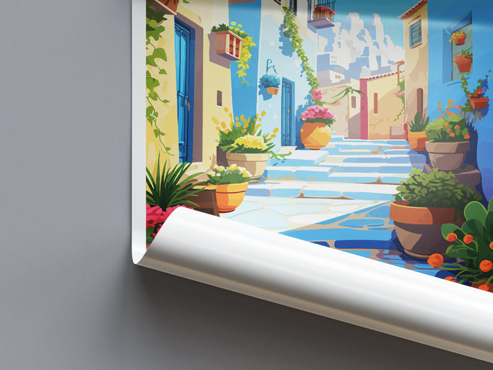 Chefchaouen Travel Print Wall Art Chefchaouen Wall Hanging Home Décor Chefchaouen Gift Art Lovers Morocco Art Lover Gift Wall Art Morocco