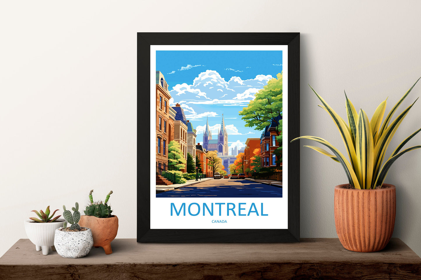 Montreal Travel Print Wall Art Montreal Wall Hanging Home Décor Montreal Gift Art Lovers Canada Art Lover Gift Montreal Wall Art