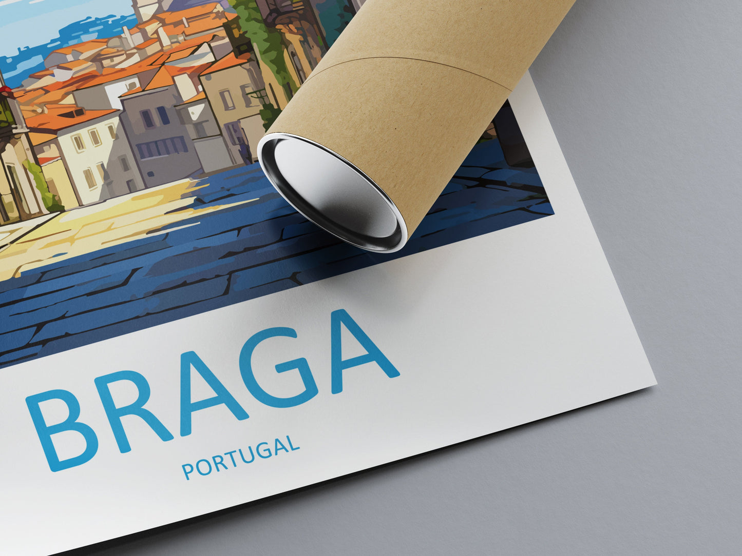 Braga Travel Print Wall Art Braga Wall Hanging Home Décor Braga Gift Art Lovers Portugal Art Lover Gift Braga Wall Art
