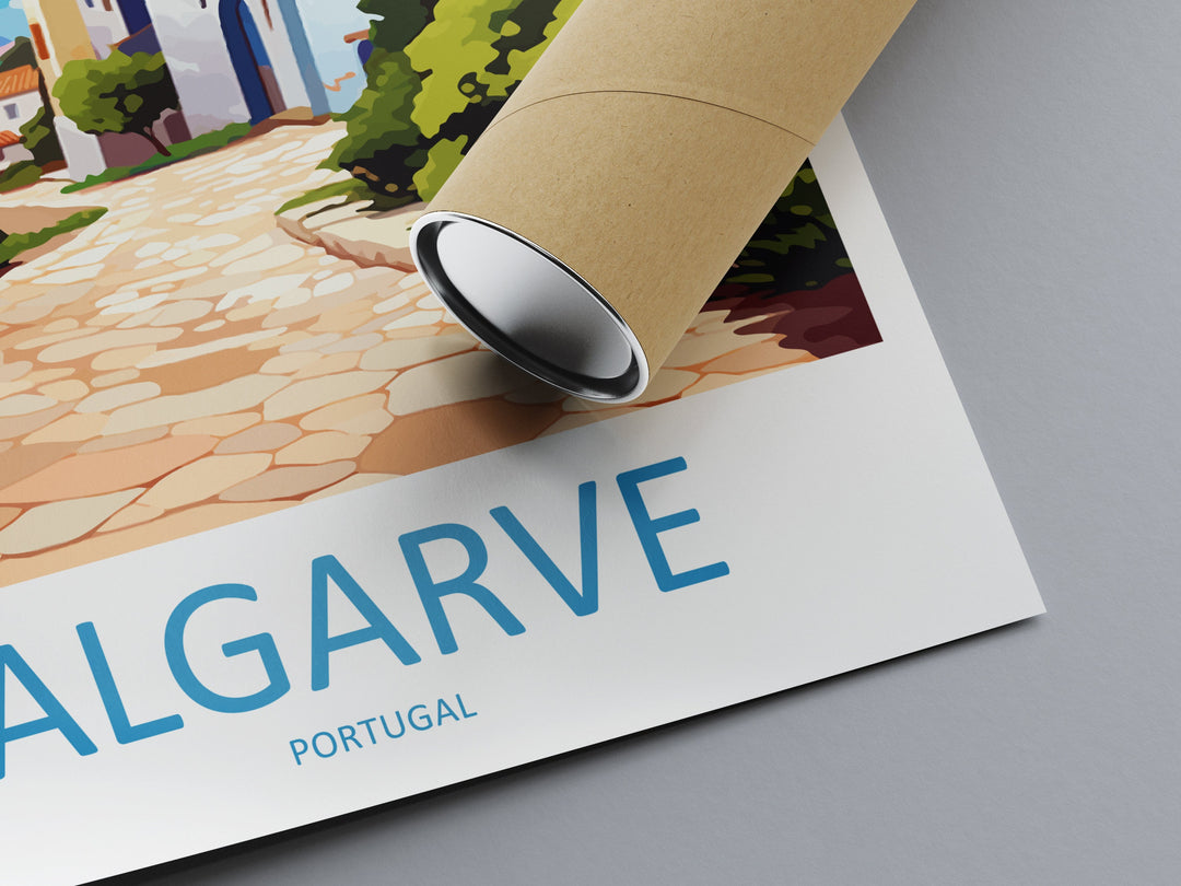 Algarve Travel Print Wall Art Algarve Wall Hanging Home Décor Algarve Gift Art Lovers Portugal Art Lover Gift Algarve Wall Art