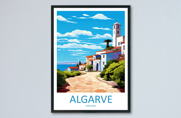 Algarve Travel Print Wall Art Algarve Wall Hanging Home Décor Algarve Gift Art Lovers Portugal Art Lover Gift Algarve Wall Art
