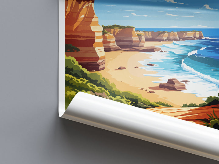 Algarve Travel Print Wall Art Algarve Wall Hanging Home Décor Algarve Gift Art Lovers Portugal Art Lover Gift Algarve Wall Art