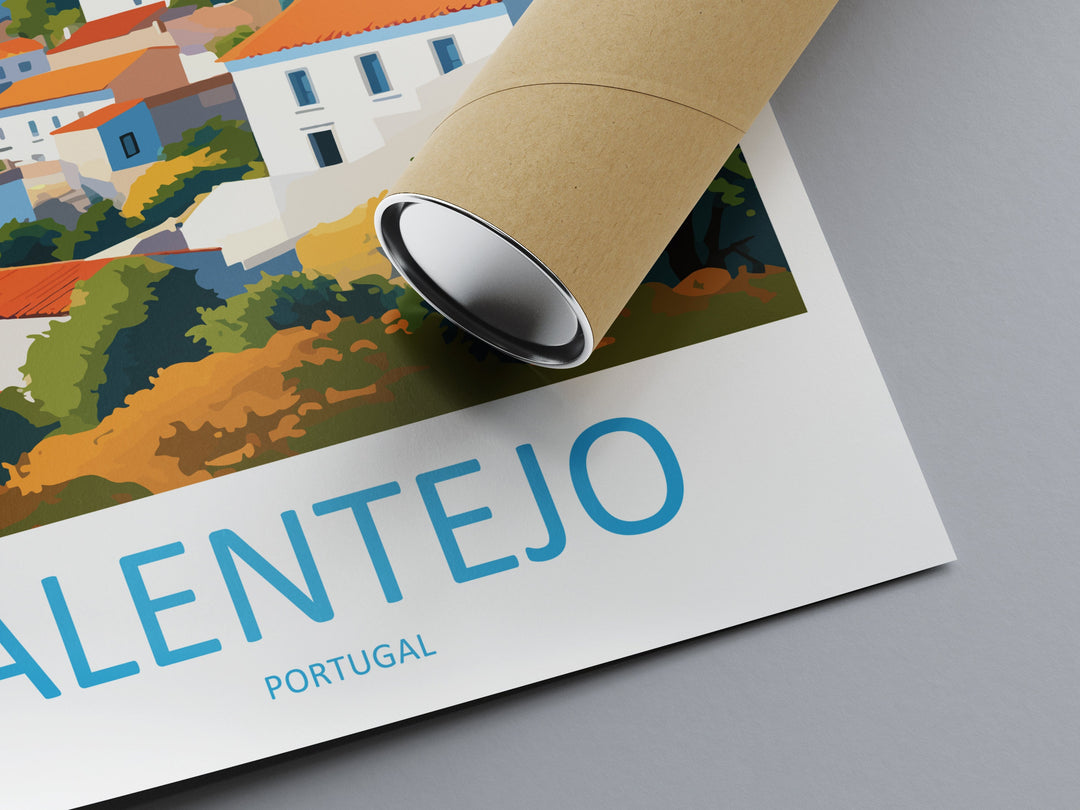 Alentejo Travel Print Wall Art Alentejo Wall Hanging Home Décor Alentejo Gift Art Lovers Portugal Art Lover Gift Alentejo Wall Art