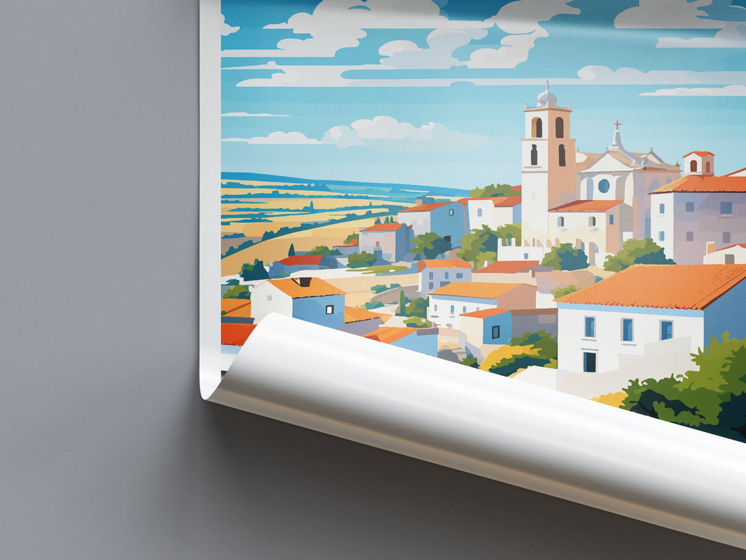 Alentejo Travel Print Wall Art Alentejo Wall Hanging Home Décor Alentejo Gift Art Lovers Portugal Art Lover Gift Alentejo Wall Art