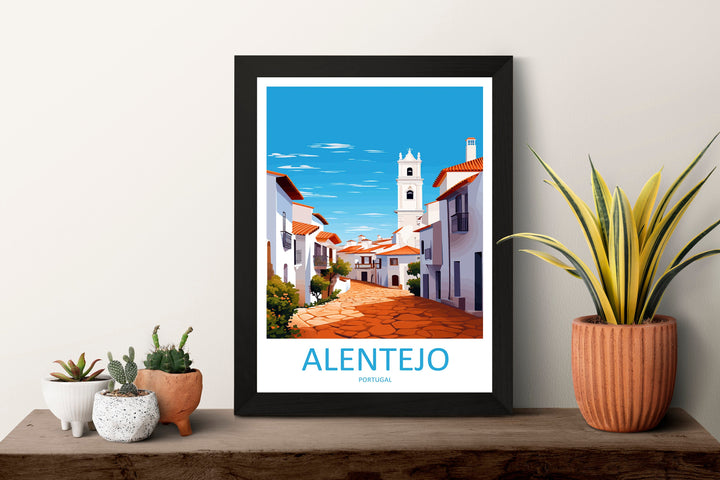 Alentejo Travel Print Wall Art Alentejo Wall Hanging Home Décor Alentejo Gift Art Lovers Portugal Art Lover Gift Alentejo Wall Art