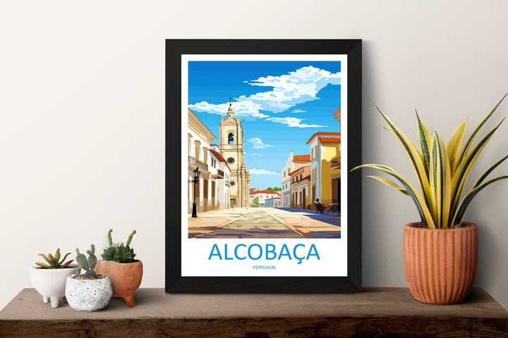 Alcobaça Travel Print Wall Art Alcobaça Wall Hanging Home Décor Alcobaça Gift Art Lovers Portugal Art Lover Gift Alcobaça Wall Art
