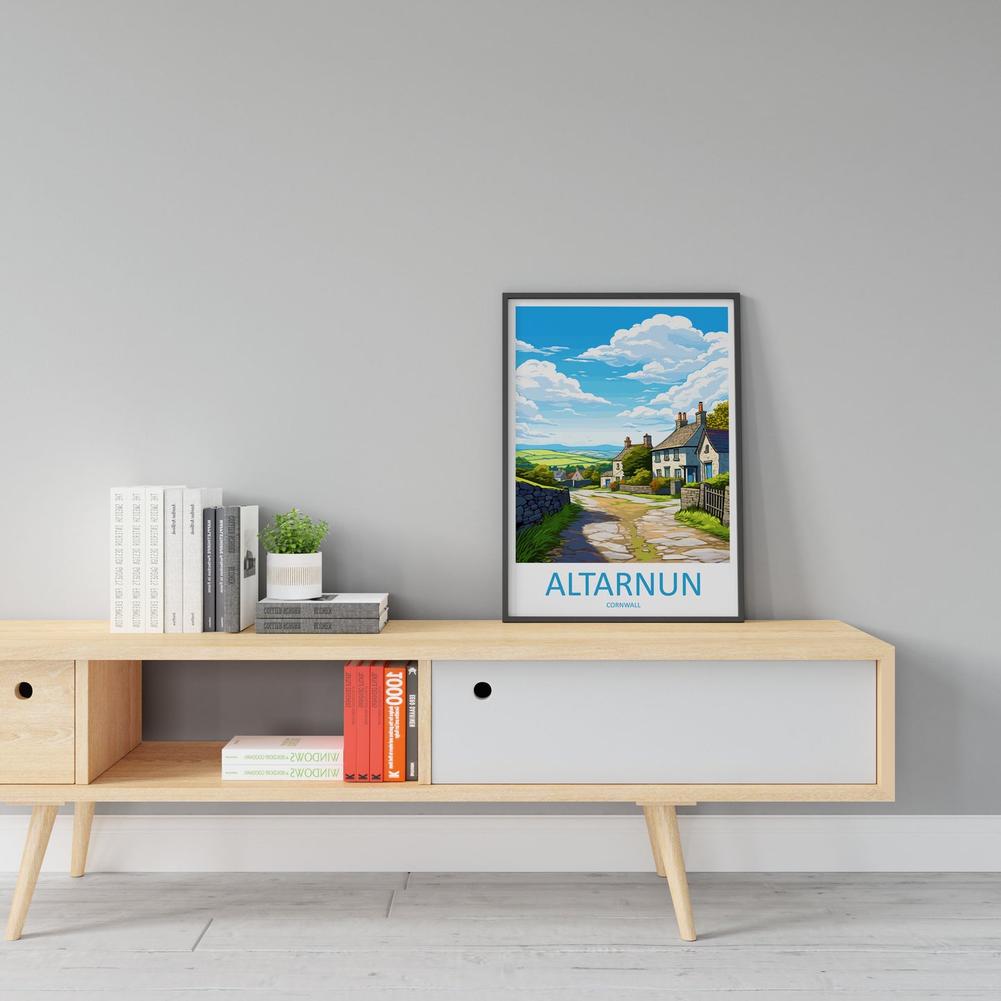 Altarnun Travel Print Wall Art Altarnun Wall Hanging Home Décor Altarnun Gift Art Lovers England Art Lover Gift Altarnun Travel Souvenir