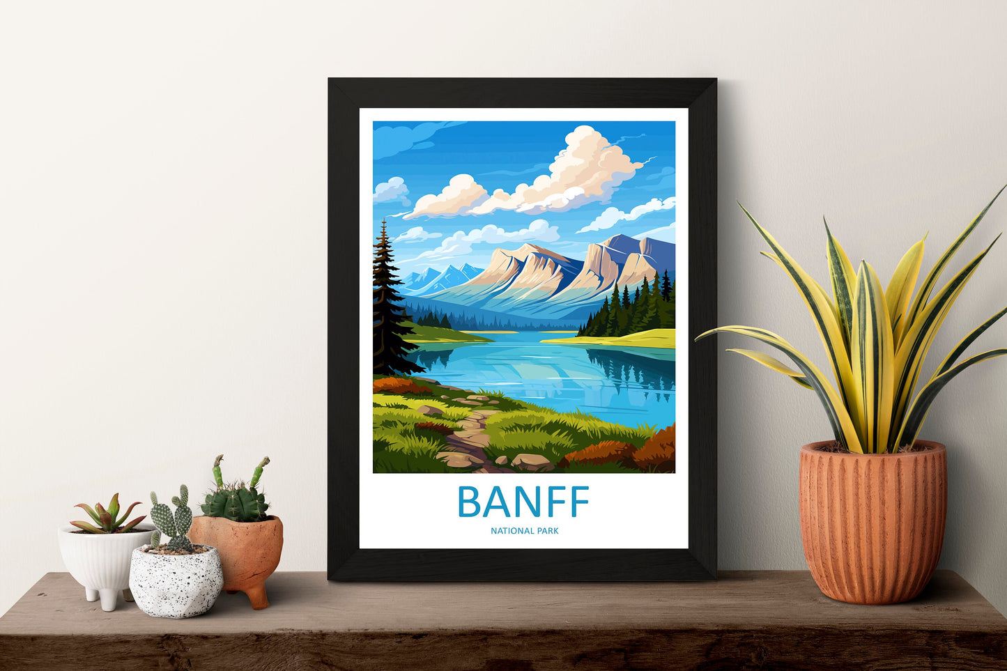 Banff National Park Travel Print Wall Art Banff Wall Hanging Home Décor Banff Gift Art Lovers Canada Art Lover Gift Banff Gift