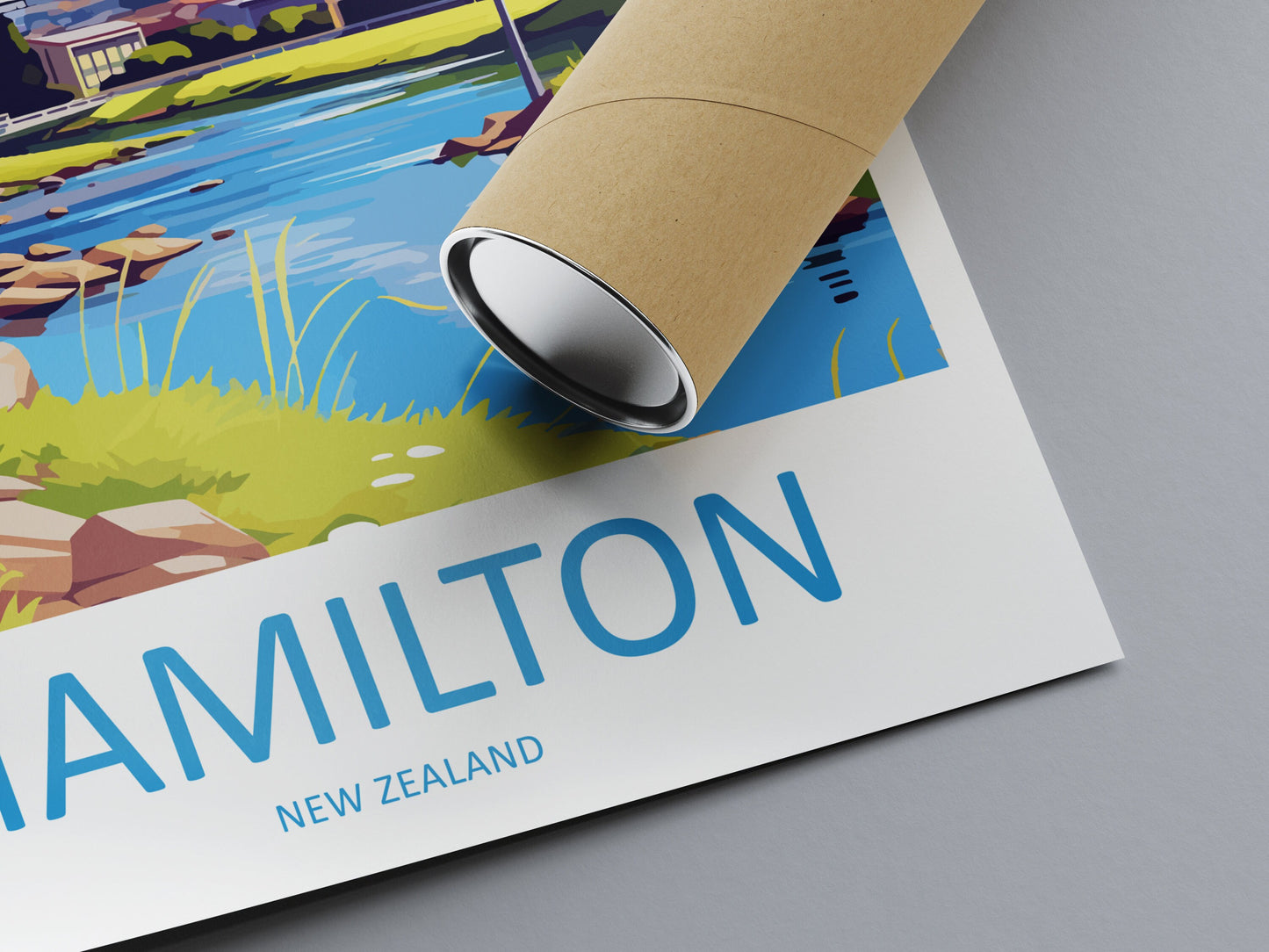 Hamilton Travel Print Wall Art Hamilton Wall Hanging Home Décor Hamilton Gift Art Lovers New Zealand Art Lover Gift Hamilton NZ Art