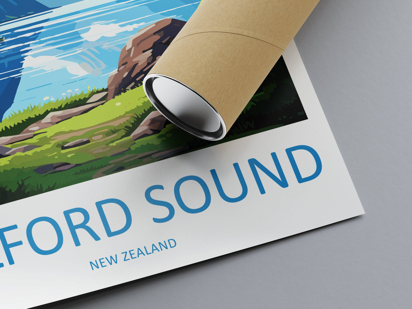 Milford Sound Travel Print Wall Art Milford Sound Wall Hanging Home Décor Milford Sound Gift Art Lovers New Zealand Art Lover Gift