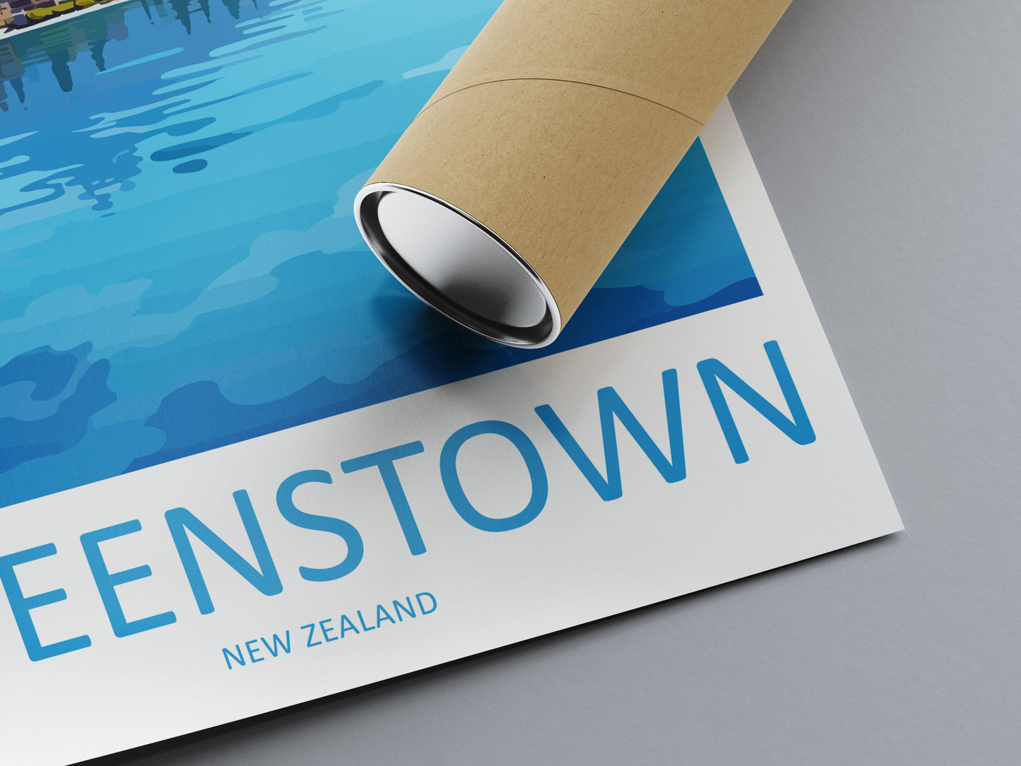 Queenstown Travel Print Wall Art Queenstown Wall Hanging Home Décor Queenstown Gift Art Lovers New Zealand Art Lover Gift Queenstown Gift