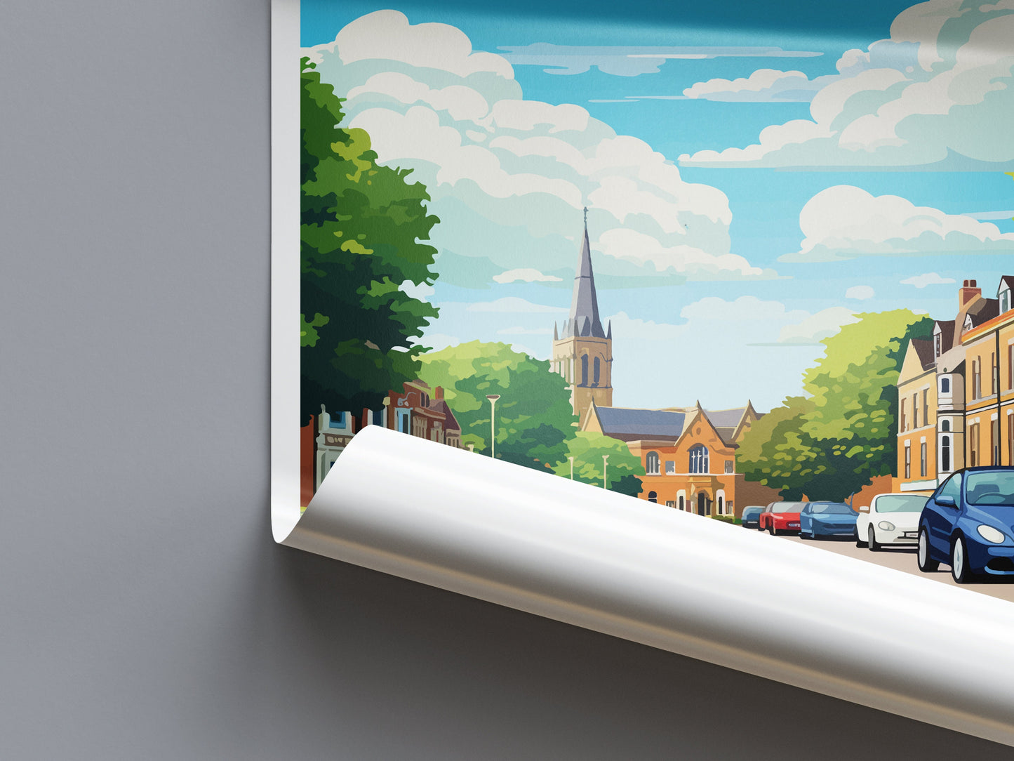 Leighton Buzzard Travel Print Wall Art Leighton Buzzard Wall Hanging Home Décor Leighton Buzzard Gift Art Lovers England Art Lover Gift