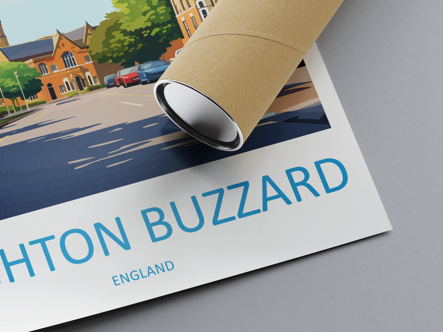 Leighton Buzzard Travel Print Wall Art Leighton Buzzard Wall Hanging Home Décor Leighton Buzzard Gift Art Lovers England Art Lover Gift