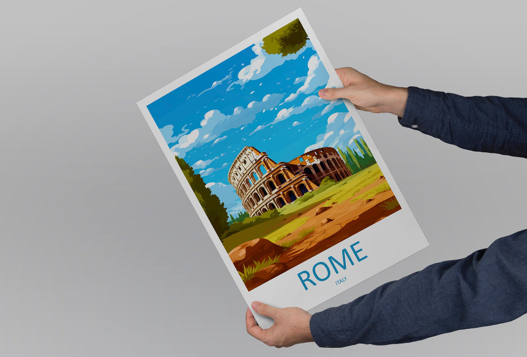 Rome Travel Print Wall Art Rome Wall Hanging Home Décor Rome Gift Art Lovers Italy Art Lover Gift Rome Print Italy Wall Art Decor