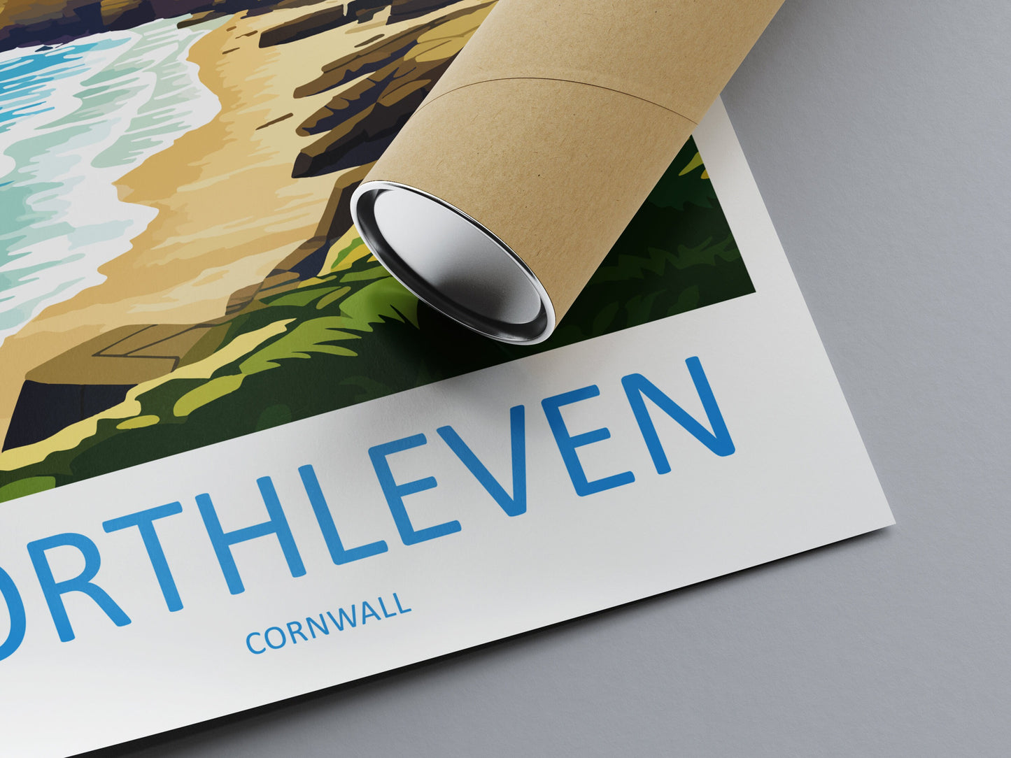 Porthleven Travel Print Wall Art Porthleven Wall Hanging Home Décor Porthleven Gift Art Lovers Cornwall Art Porthleven Wall Art