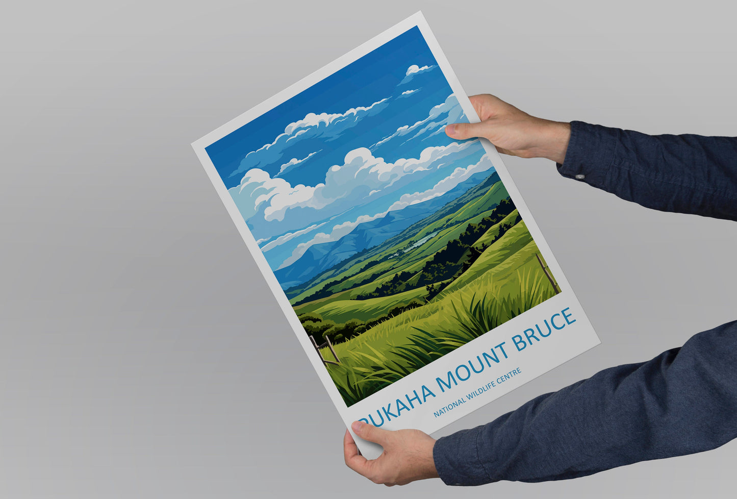 Pukaha National Wildlife Centre Travel Print Wall Art Pukaha National Wildlife Centre Wall Hanging Home Décor Pukaha Gift Art Lovers NZ