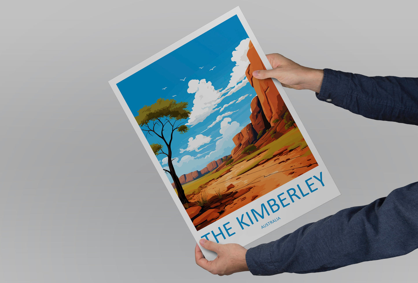 The Kimberley Travel Print Wall Art The Kimberley Wall Hanging Home Décor The Kimberley Gift Art Lovers Wall Art Australia Poster Decor