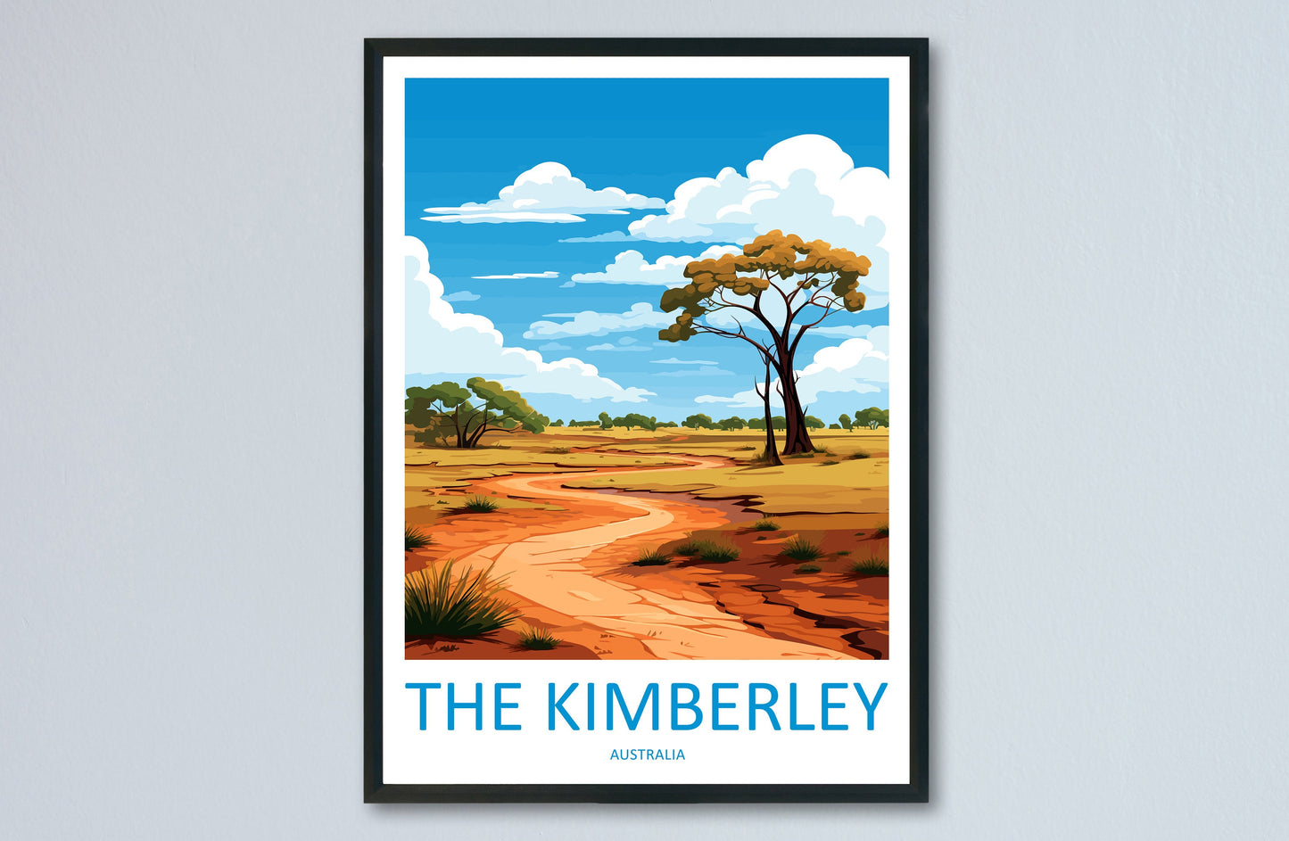 The Kimberley Travel Print Wall Art The Kimberley Wall Hanging Home Décor The Kimberley Gift Art Lovers Wall Art Australia Poster Decor