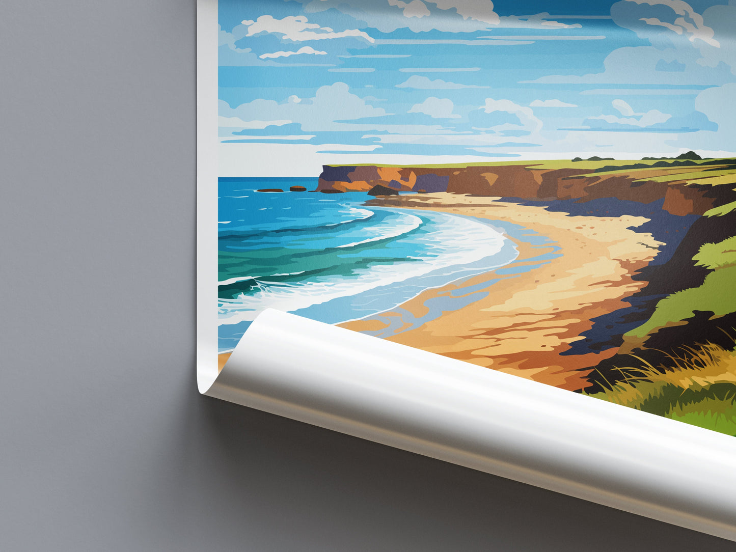 Phillip Island Travel Print Wall Art Phillip Island Wall Hanging Home Décor Phillip Island Gift Art Lovers Wall Art Australia Poster Deco