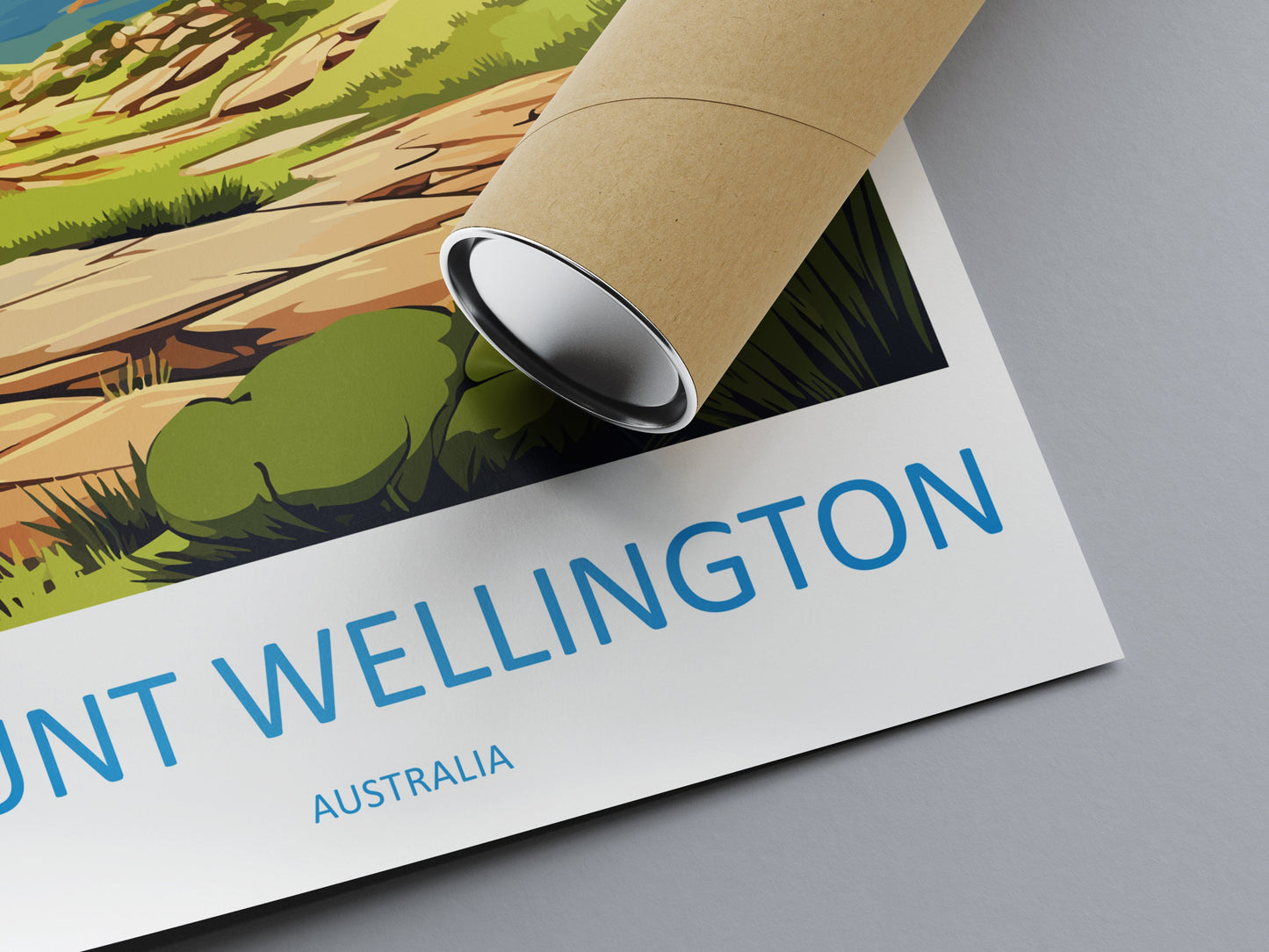 Mount Wellington Travel Print Wall Art Mount Wellington Wall Hanging Home Décor Mount Wellington Gift Art Lovers Wall Art Australia Poster