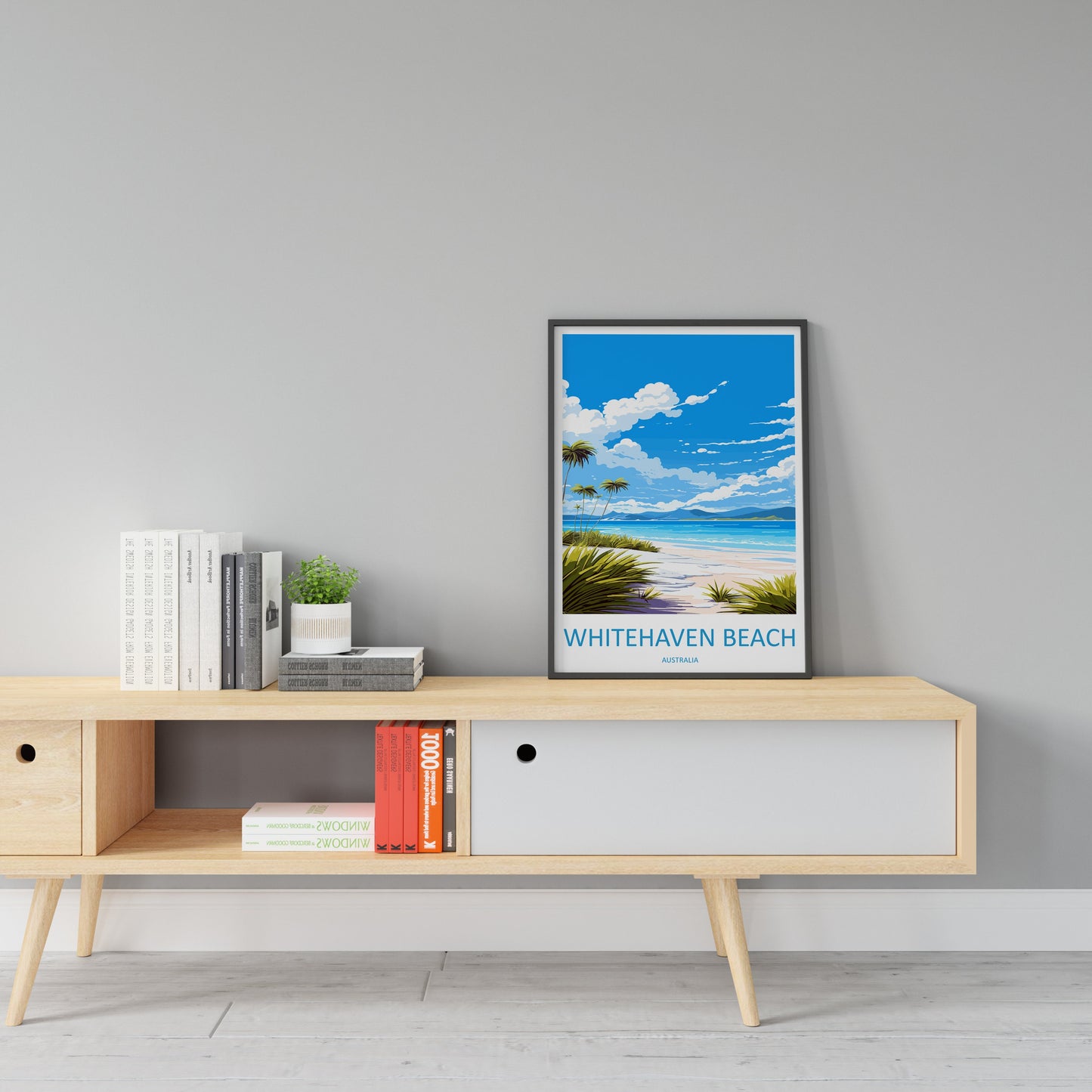 Whitehaven Beach Travel Print Wall Art Whitehaven Beach Wall Hanging Home Décor Whitehaven Beach Gift Art Lovers Australia Art Lover Gift