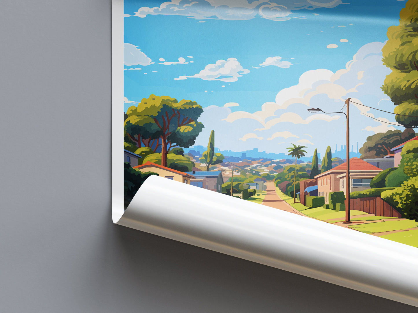 Mount Coot-tha Travel Print Wall Art Mount Coot-tha Wall Hanging Home Décor Mount Coot-tha Gift Art Lovers Australia Art Lover Gift