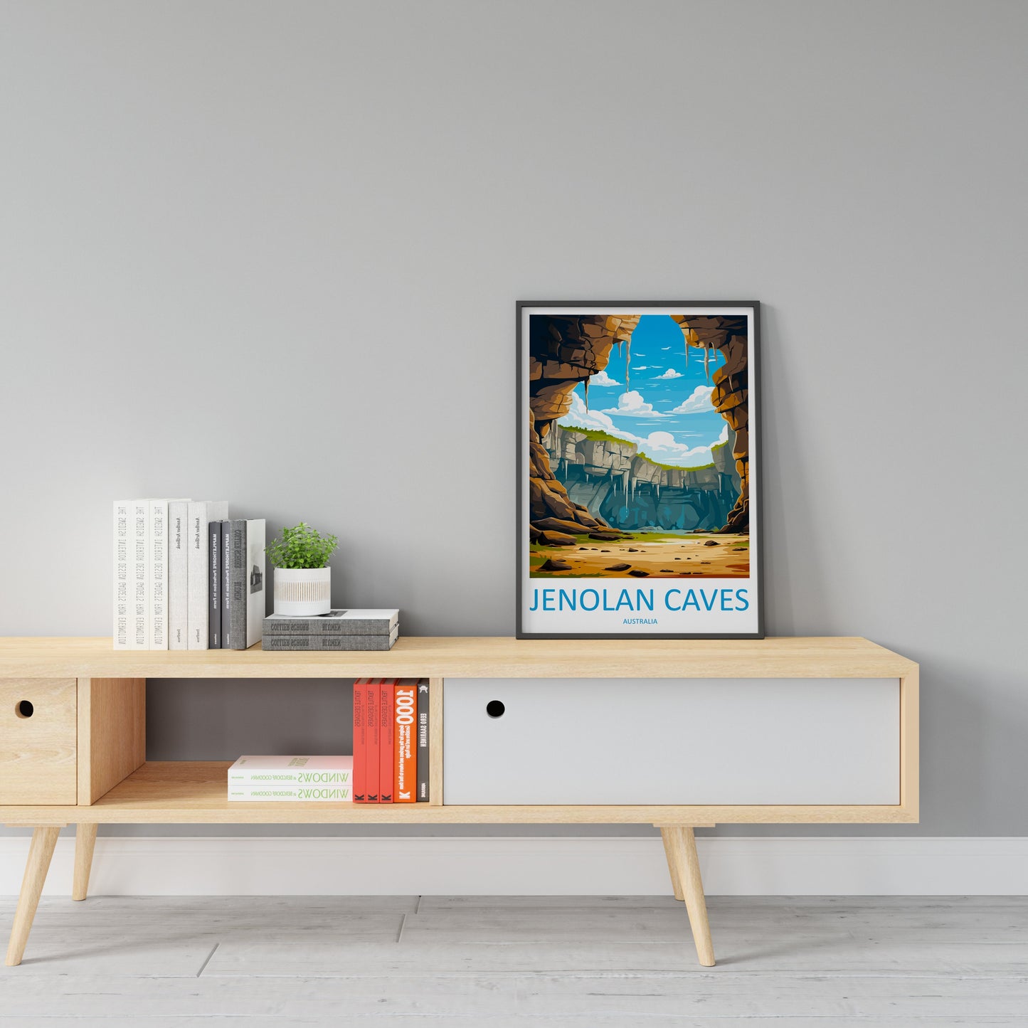 Jenolan Caves Travel Print Wall Art Jenolan Caves Wall Hanging Home Décor Jenolan Caves Gift Art Lovers Wall Art Australia Poster Deco