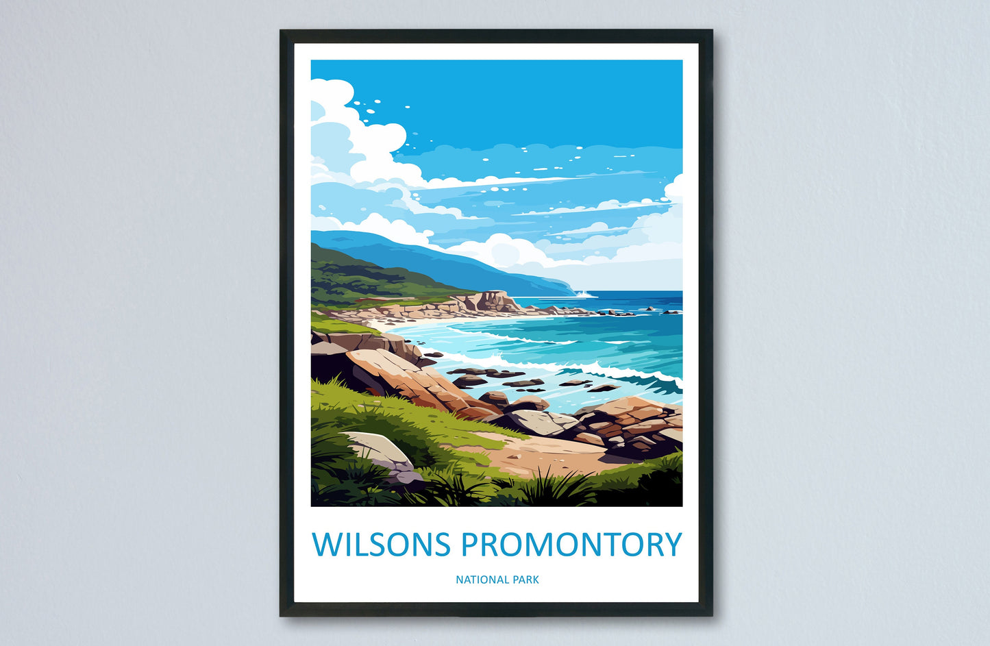Wilsons Promontory National Park Travel Print Wall Art Wilsons Promontory Wall Hanging Home Décor Wilsons Promontory Gift Art Lovers Wall