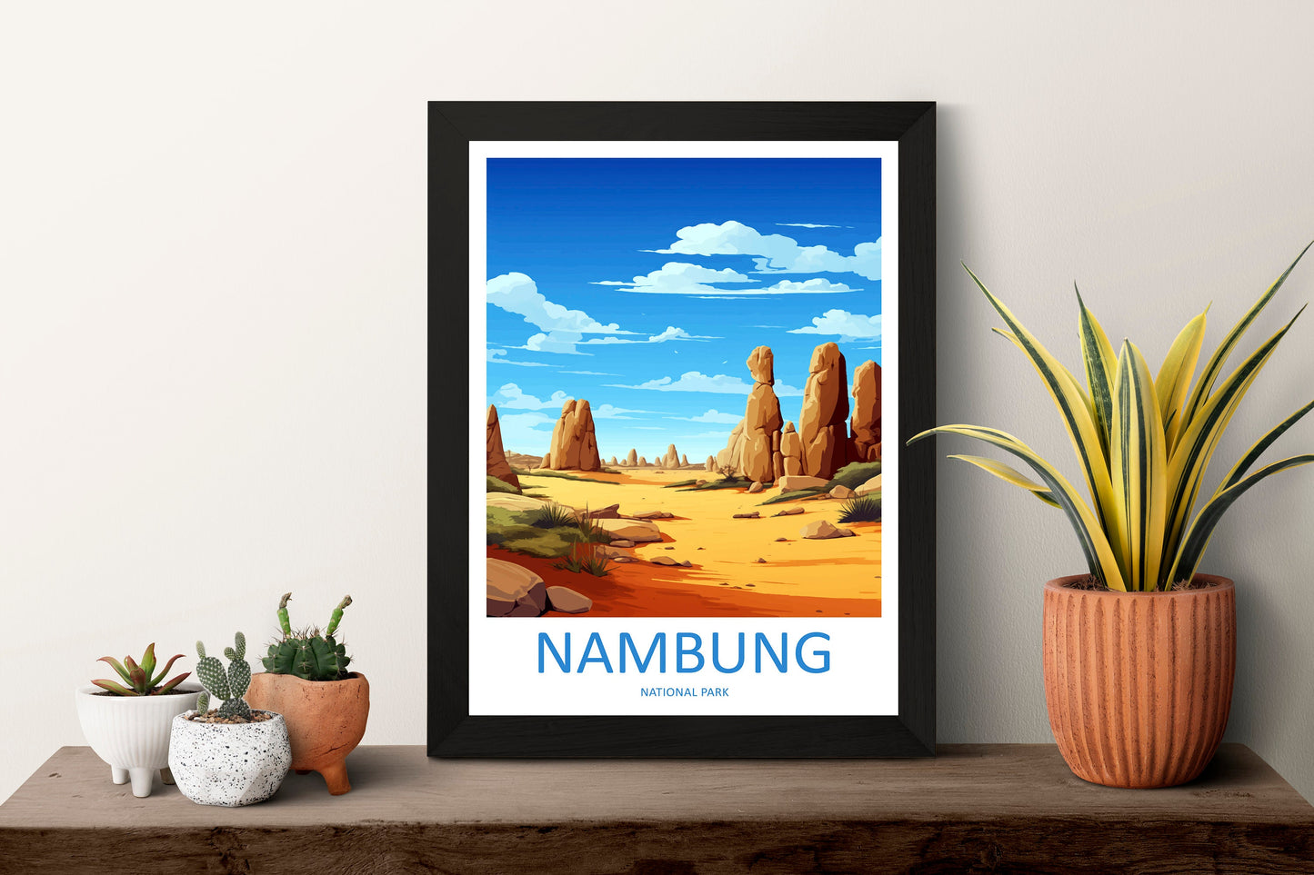 Nambung National Park Travel Print Wall Nambung National Park Wall Hanging Home Décor Nambung Gift Art Lovers Art Australia Wall Art Poster