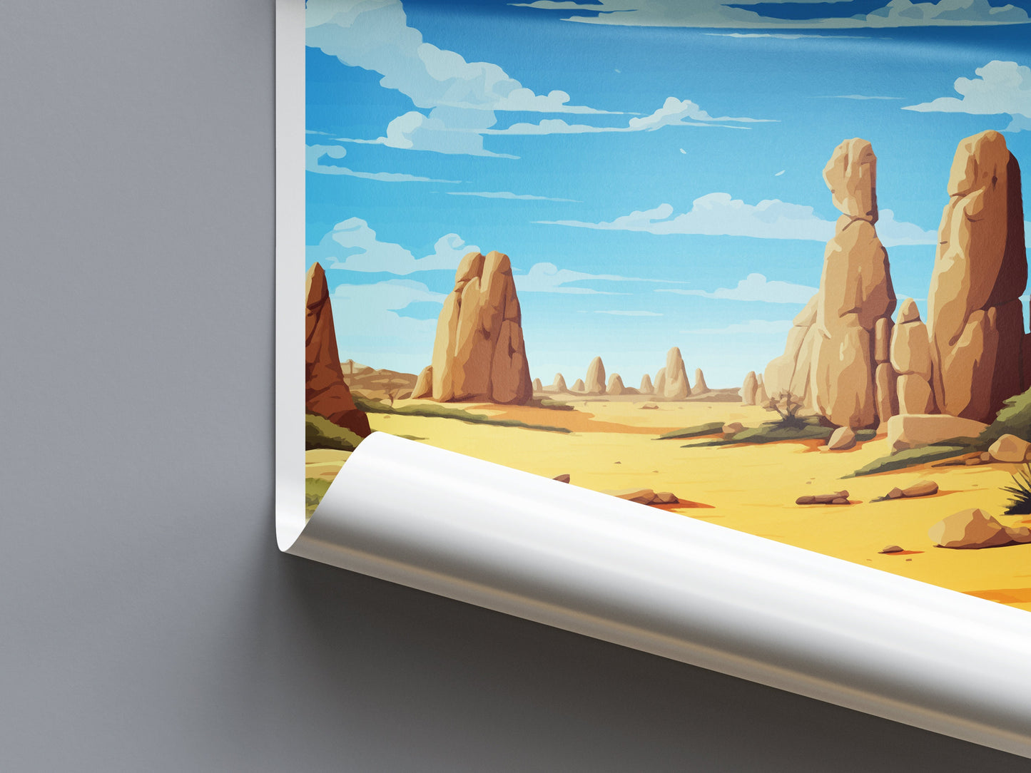 Nambung National Park Travel Print Wall Nambung National Park Wall Hanging Home Décor Nambung Gift Art Lovers Art Australia Wall Art Poster