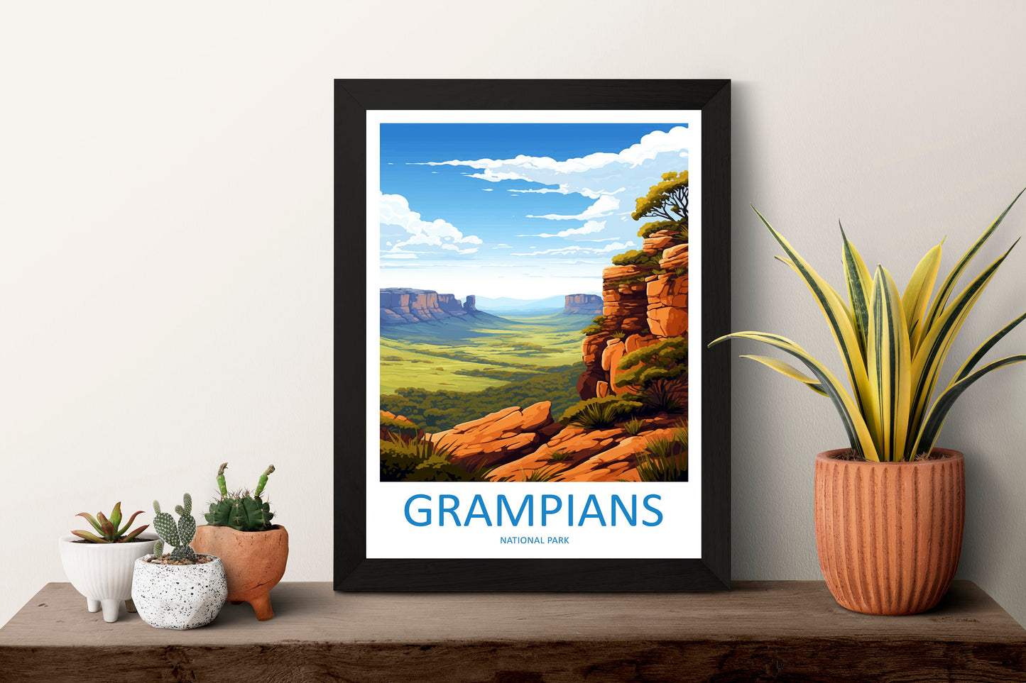 Grampians National Park Travel Print Wall Grampians National Park Wall Hanging Home Décor Grampians Gift Art Lovers Art Australia Art