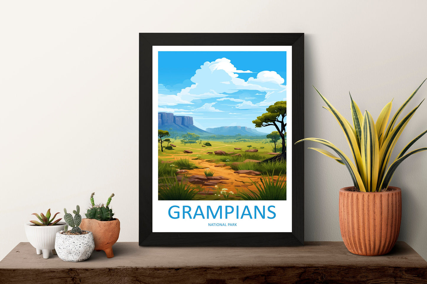 Grampians National Park Travel Print Wall Grampians National Park Wall Hanging Home Décor Grampians Gift Art Lovers Art Australia Art