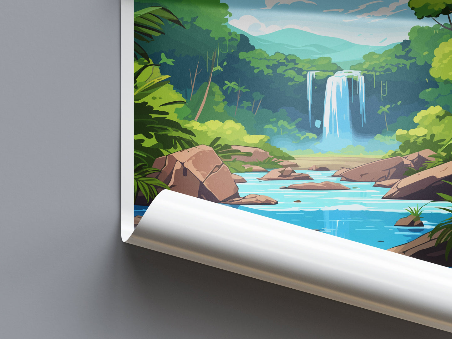 Daintree Rainforest Travel Print Wall Art Daintree Wall Hanging Home Décor Daintree Gift Art Lovers Wall Art Australia Poster Deco Gift