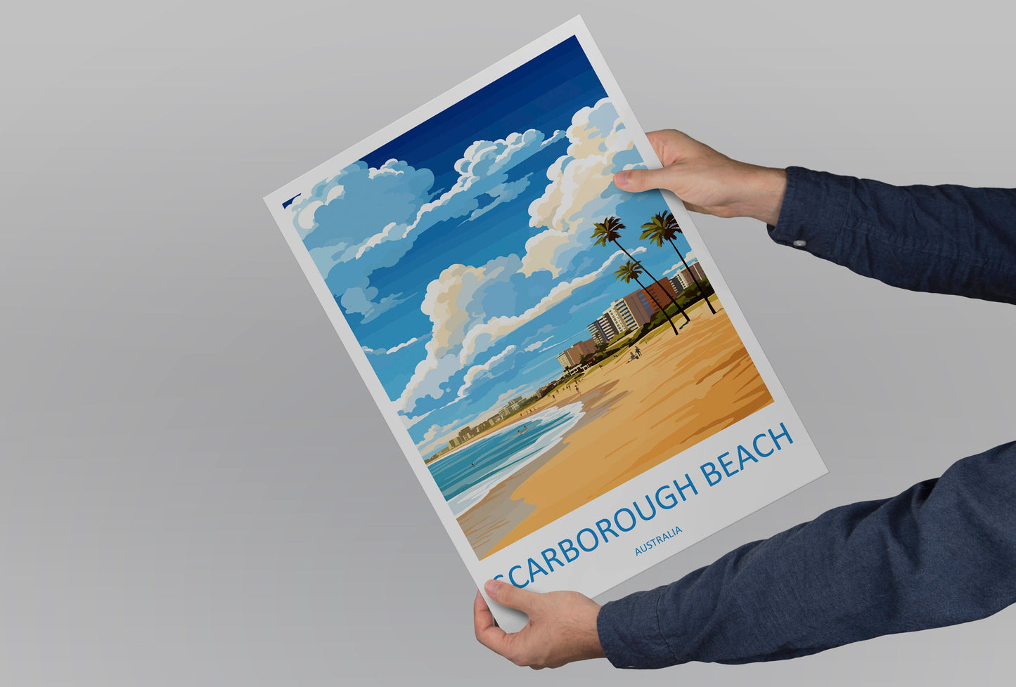 Scarborough Beach Travel Print Wall Art Scarborough Beach Wall Hanging Home Décor Scarborough Beach Gift Art Lovers Wall Art Australia