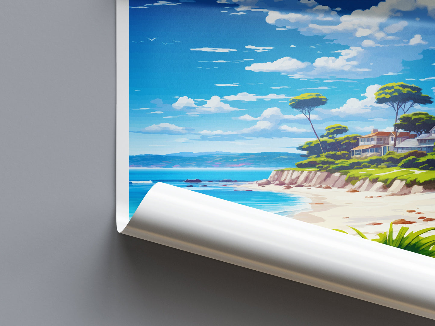 Hyams Beach Travel Print Wall Art Hyams Beach Wall Hanging Home Décor Hyams Beach Gift Art Lovers Wall Art Australia Poster Art