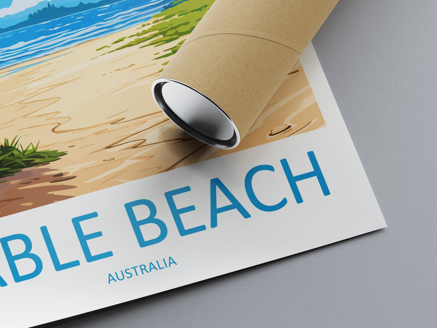 Cable Beach Travel Print Wall Art Cable Beach Wall Hanging Home Décor Cable Beach Gift Art Lovers Wall Art Australia Poster Art