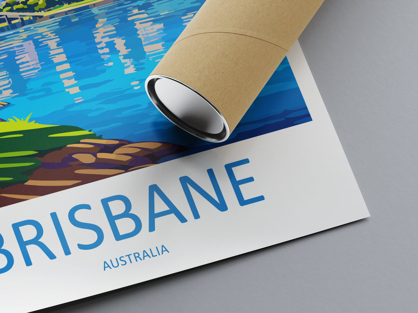Brisbane Travel Print Wall Art Brisbane Wall Hanging Home Décor Brisbane Gift Art Lovers Wall Art Australia Poster Art