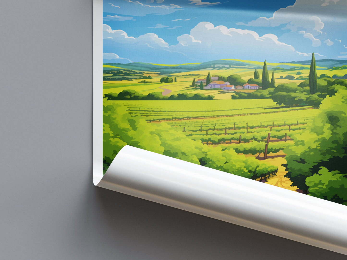 Barossa Valley Travel Print Wall Art Barossa Valley Wall Hanging Home Décor Barossa Valley Gift Art Lovers Wall Art Australia Poster Art
