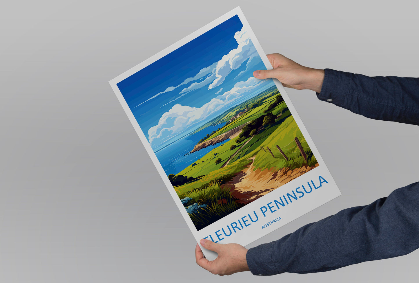 Fleurieu Peninsula Travel Print Wall Art Fleurieu Peninsula Wall Hanging Home Décor Fleurieu Peninsula Gift Art Lovers Wall Art Australia