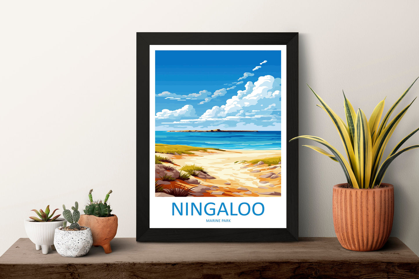 Ningaloo Marine Park Travel Print Wall Art Ningaloo Marine Park Wall Hanging Home Décor Ningaloo Marine Park Gift Art Lovers