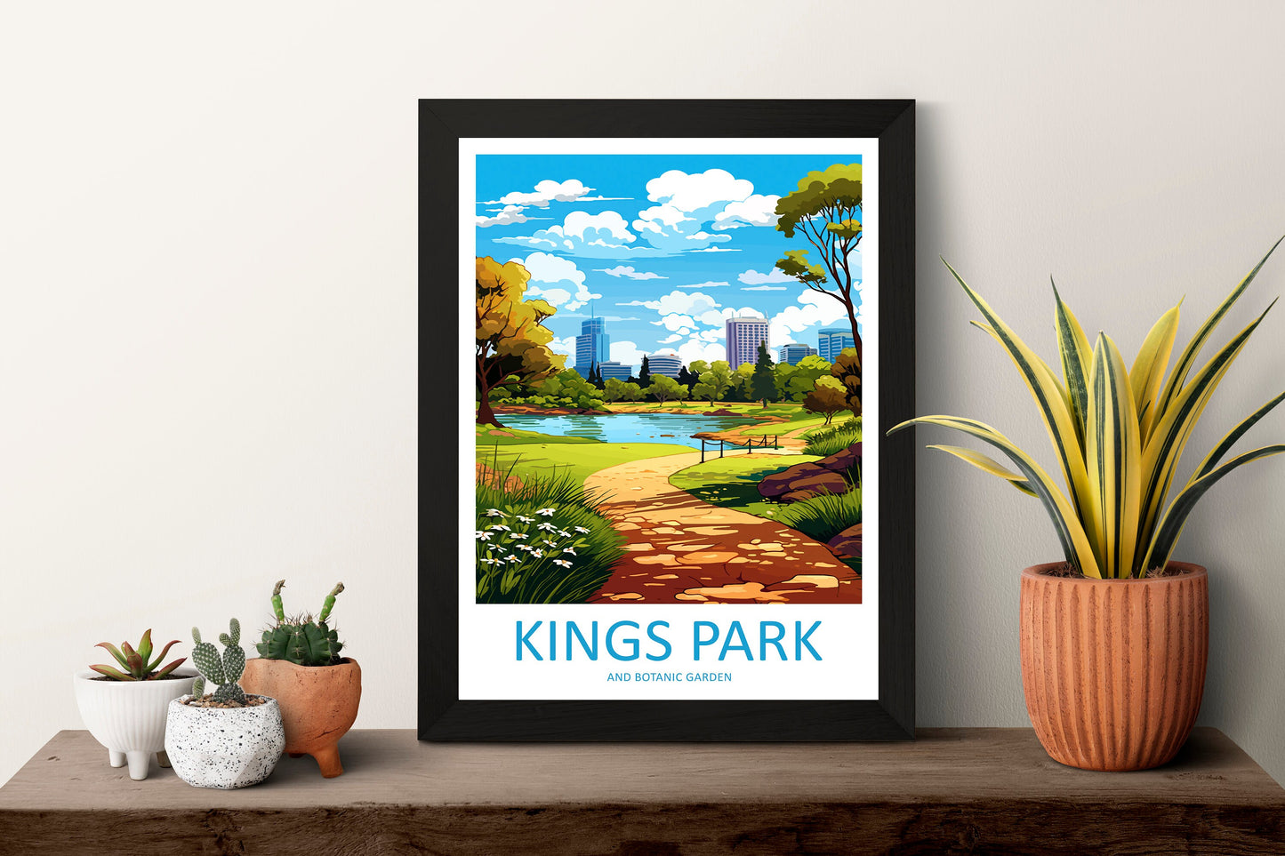 Kings Park Royal Botanic Garden Travel Print Wall Art Kings Park Royal Botanic Garden Wall Hanging Home Décor Kings Park Royal Botanic