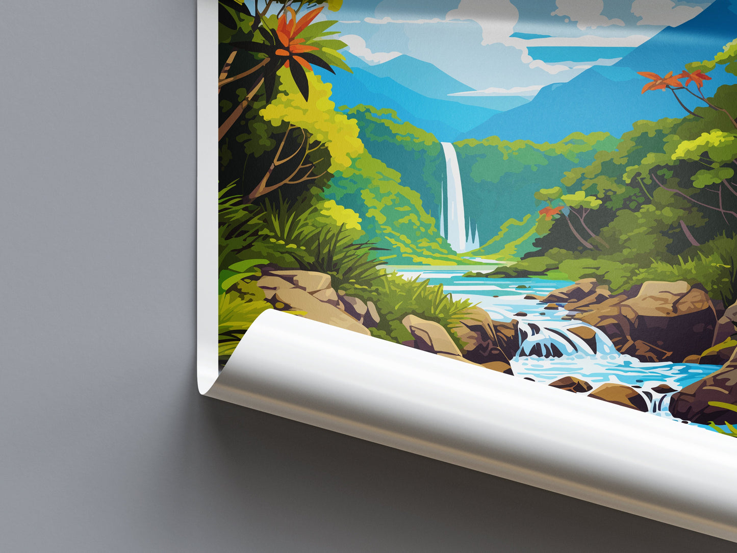 Wet Tropics Of Queensland Travel Print Wall Art Wet Tropics Of Queensland Wall Hanging Home Décor Wet Tropics Of Queensland Gift Art Lovers