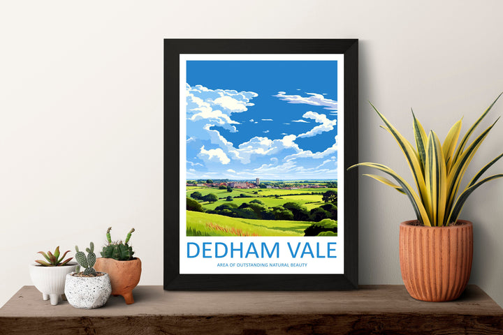 Dedham Vale Travel Print Wall Art Dedham Vale Wall Hanging Home Decor Dedham Vale Gift Art Lovers Wall Art AONB Print