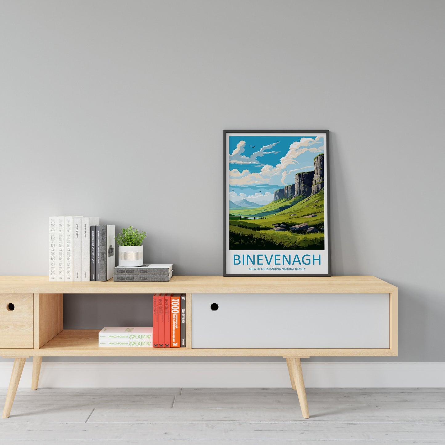 Binevenagh Travel Print Wall Art Binevenagh Wall Hanging Home Decor Binevenagh Gift Art Lovers Wall Art AONB Print