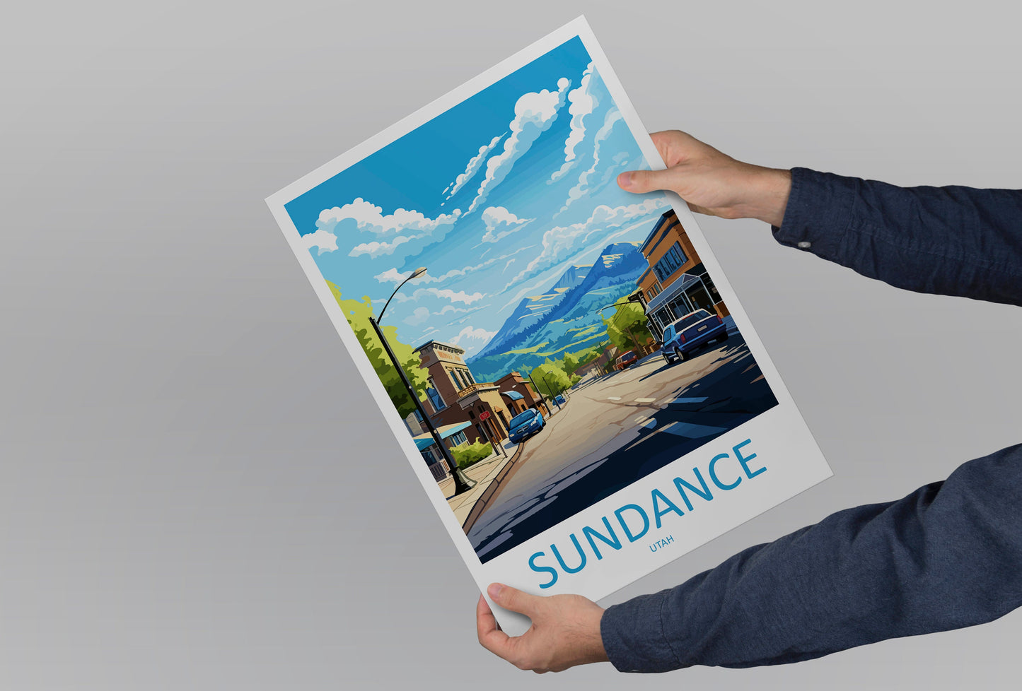 Sundance Travel Print Wall Art Sundance Wall Hanging Home Décor Sundance Gift Art Lovers Utah Art Lover Gift Travel Posters Wall Art