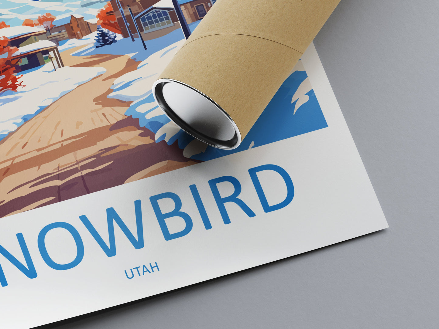 Snowbird Travel Print Wall Art Snowbird Wall Hanging Home Décor Snowbird Gift Art Lovers Utah Art Lover Gift Travel Posters Wall Art